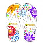 Sandálias Personalizada Florais - Mod 02
